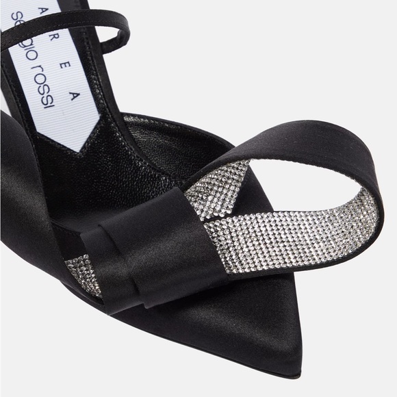 AREA x Sergio Rossi Marquise crystal-embellished sandals - Picture 5 of 12